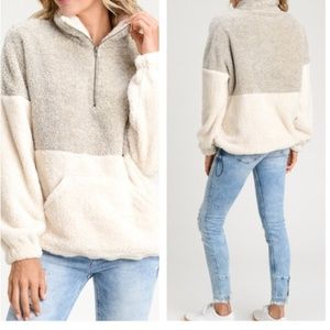 *SOLD* Soft Fleece Pullover Sweater
